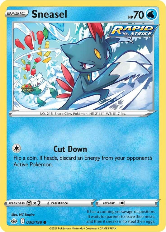Image for Sneasel (030/198) (SWSH06: Chilling Reign) (SWSH06) - Pokemon