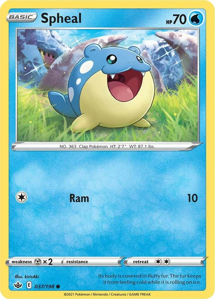 Image for Spheal (037/198) (SWSH06: Chilling Reign) (SWSH06) - Pokemon