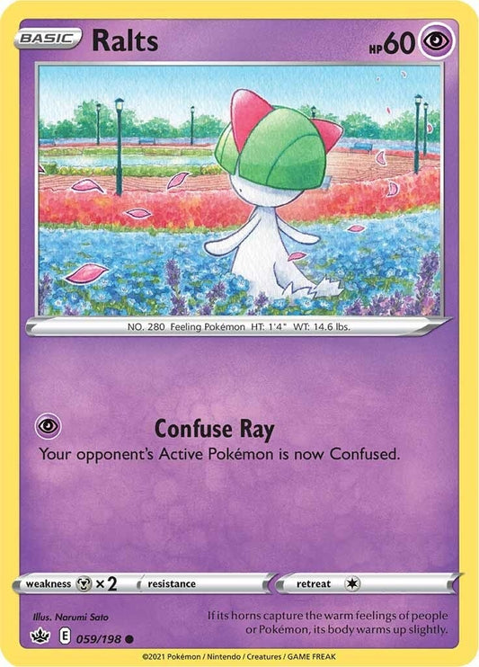 Image for Ralts (059/198) (SWSH06: Chilling Reign) (SWSH06) - Pokemon