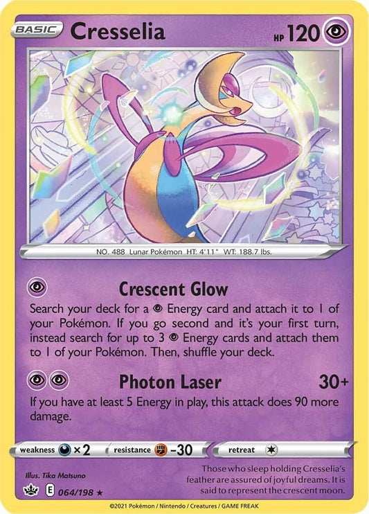 Image for Cresselia (064/198) (SWSH06: Chilling Reign) (SWSH06) - Pokemon