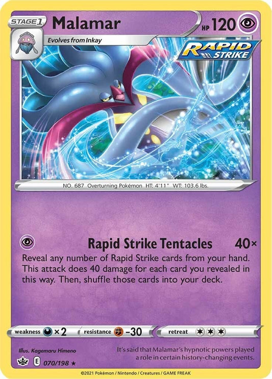 Image for Malamar (070/198) (SWSH06: Chilling Reign) (SWSH06) - Pokemon