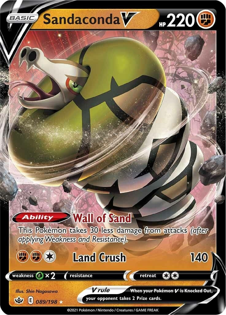 Image for Sandaconda V (089/198) (SWSH06: Chilling Reign) (SWSH06) - Pokemon