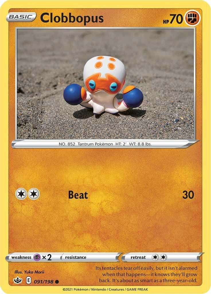 Image for Clobbopus (091/198) (SWSH06: Chilling Reign) (SWSH06) - Pokemon