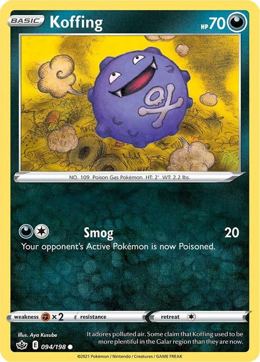 Image for Koffing (094/198) (SWSH06: Chilling Reign) (SWSH06) - Pokemon