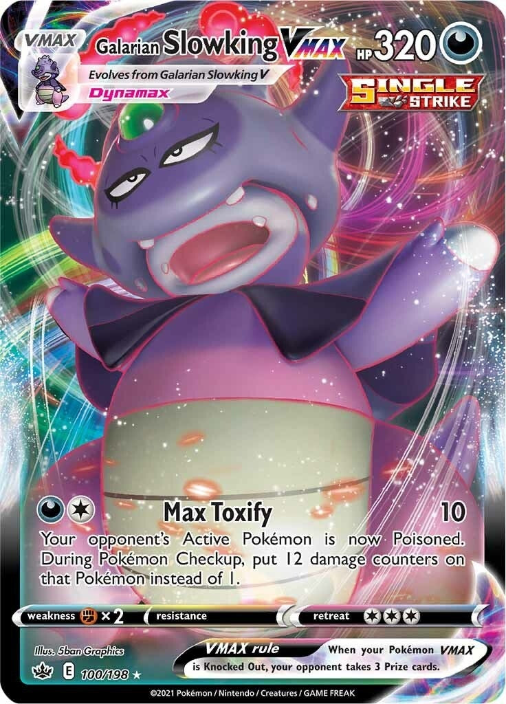 Image for Galarian Slowking VMAX (100/198) (SWSH06: Chilling Reign) (SWSH06) - Pokemon