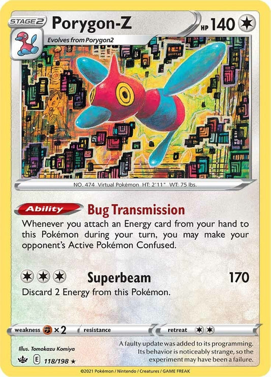 Image for Porygon-Z (118/198) (SWSH06: Chilling Reign) (SWSH06) - Pokemon