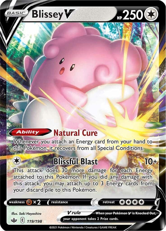 Image for Blissey V (119/198) (SWSH06: Chilling Reign) (SWSH06) - Pokemon