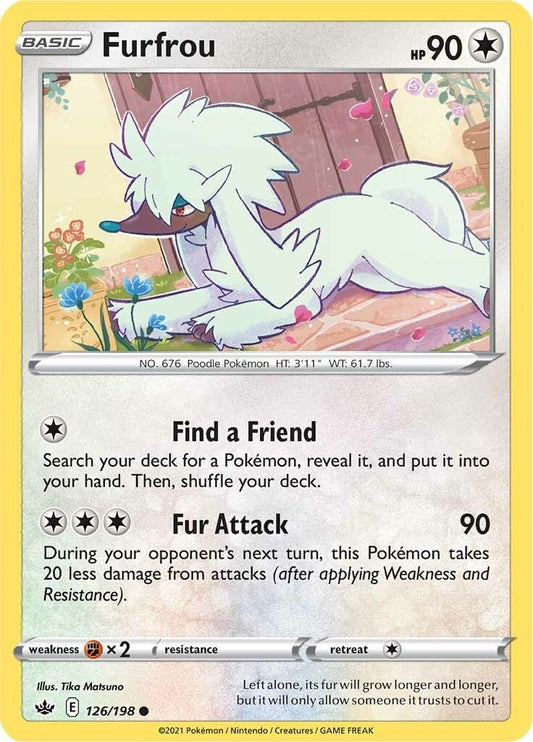 Image for Furfrou (126/198) (SWSH06: Chilling Reign) (SWSH06) - Pokemon
