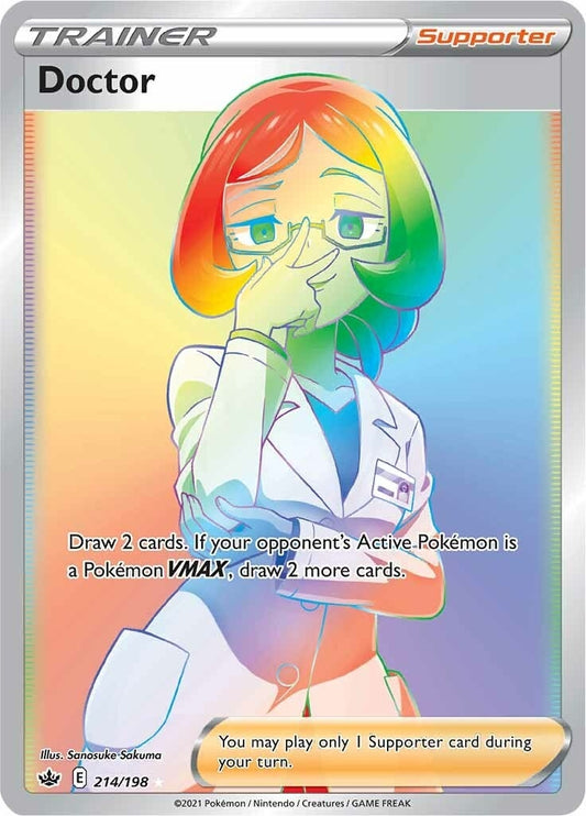 Image for Doctor (Secret) (214/198) (SWSH06: Chilling Reign) (SWSH06) - Pokemon