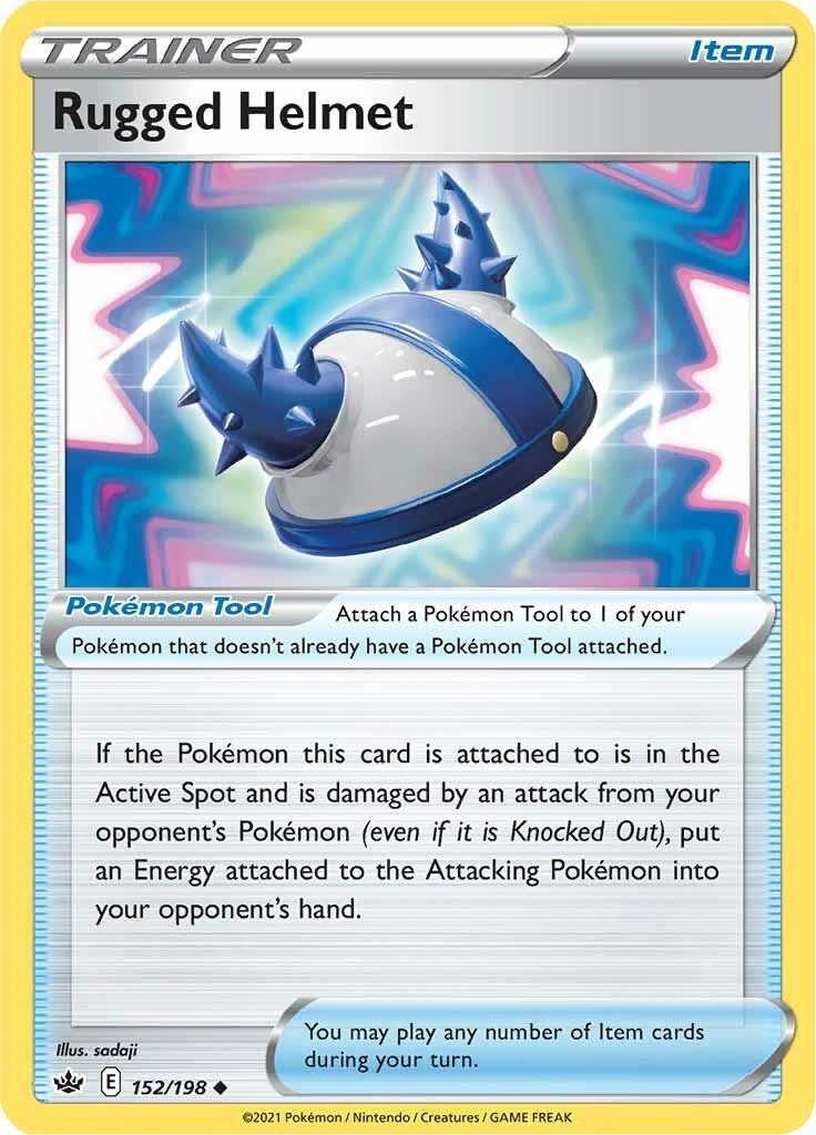 Image for Rugged Helmet (152/198) (SWSH06: Chilling Reign) (SWSH06) - Pokemon