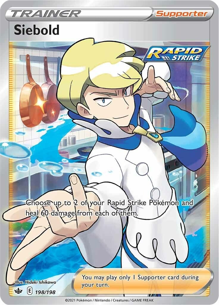 Image for Siebold (Full Art) (198/198) (SWSH06: Chilling Reign) (SWSH06) - Pokemon