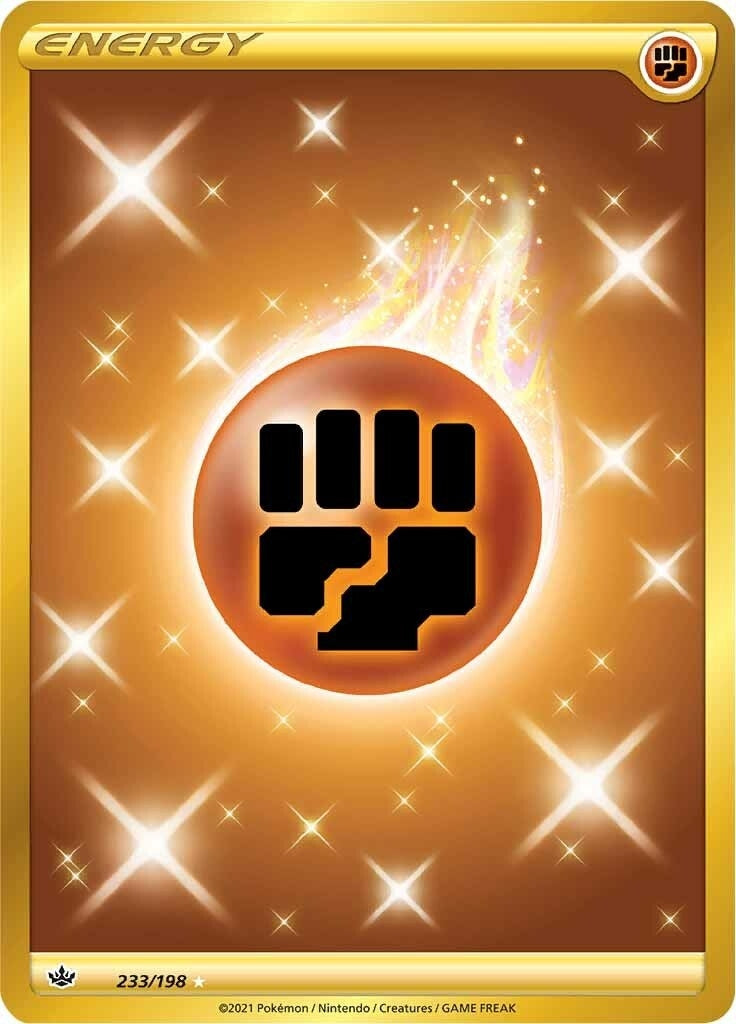 Image for Fighting Energy (Secret) (233/198) (SWSH06: Chilling Reign) (SWSH06) - Pokemon