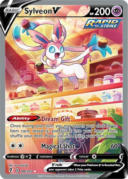 Image for Sylveon V (Alternate Full Art) (184/203) (SWSH07: Evolving Skies) (SWSH07) - Pokemon