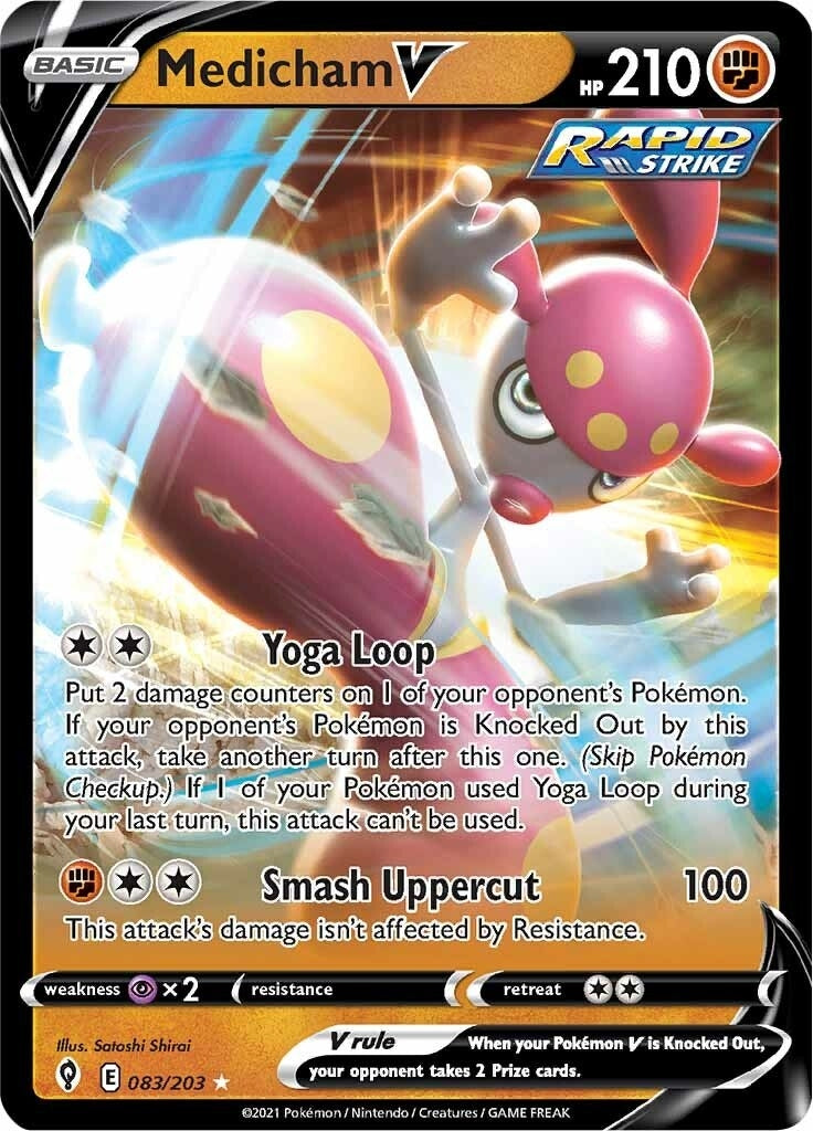 Image for Medicham V (083/203) (SWSH07: Evolving Skies) (SWSH07) - Pokemon