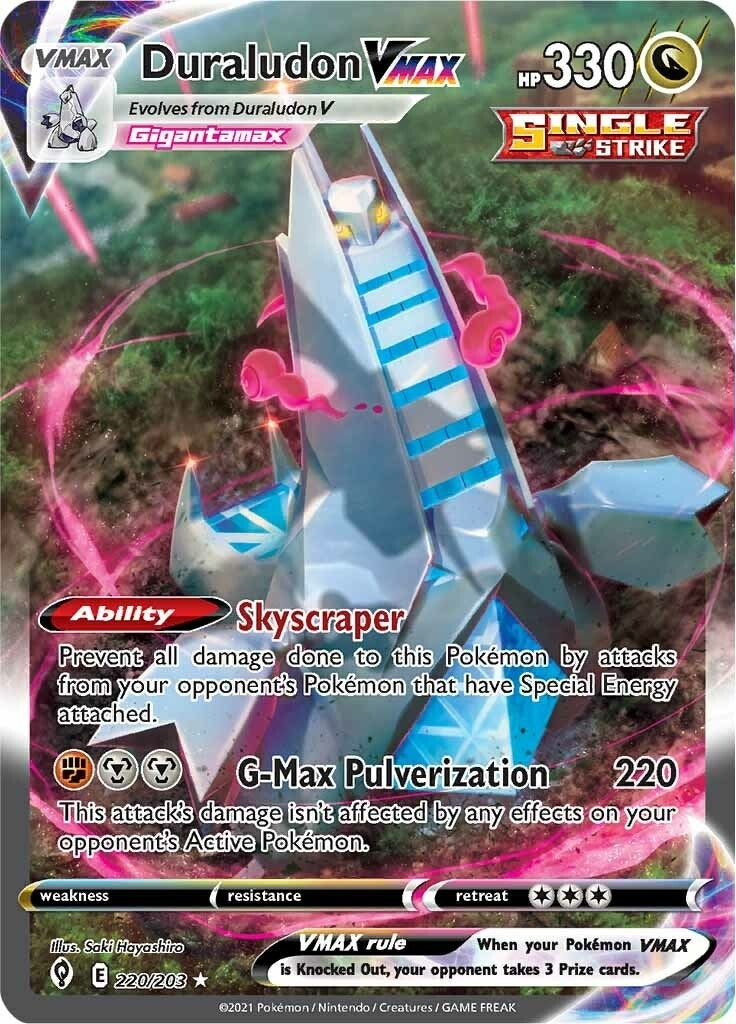 Image for Duraludon VMAX (Alternate Art Secret) (220/203) (SWSH07: Evolving Skies) (SWSH07) - Pokemon
