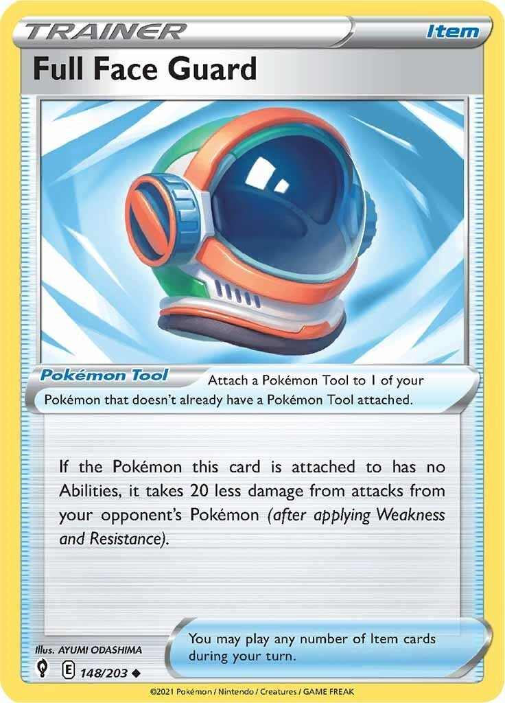 Image for Full Face Guard (148/203) (SWSH07: Evolving Skies) (SWSH07) - Pokemon