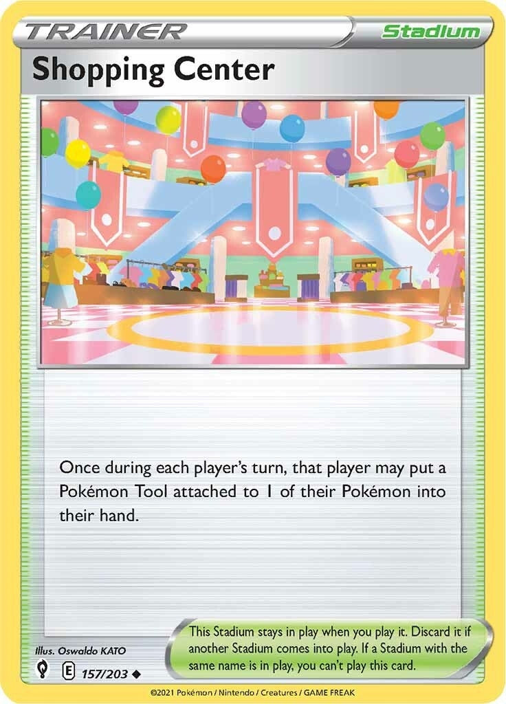 Image for Shopping Center (157/203) (SWSH07: Evolving Skies) (SWSH07) - Pokemon
