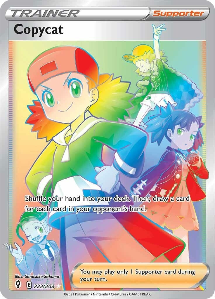 Image for Copycat (Secret) (222/203) (SWSH07: Evolving Skies) (SWSH07) - Pokemon