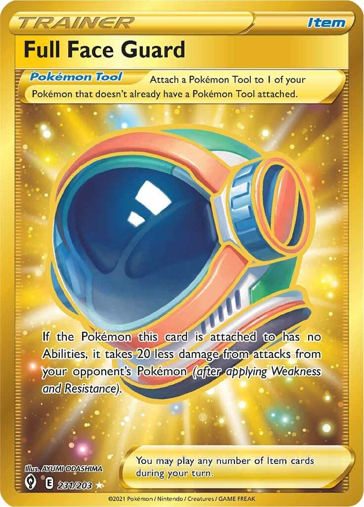 Image for Full Face Guard (Secret) (231/203) (SWSH07: Evolving Skies) (SWSH07) - Pokemon