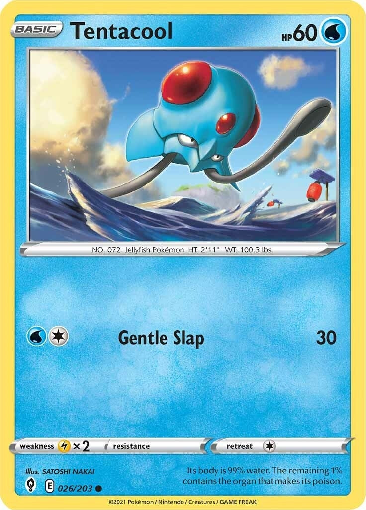 Image for Tentacool (026/203) (SWSH07: Evolving Skies) (SWSH07) - Pokemon