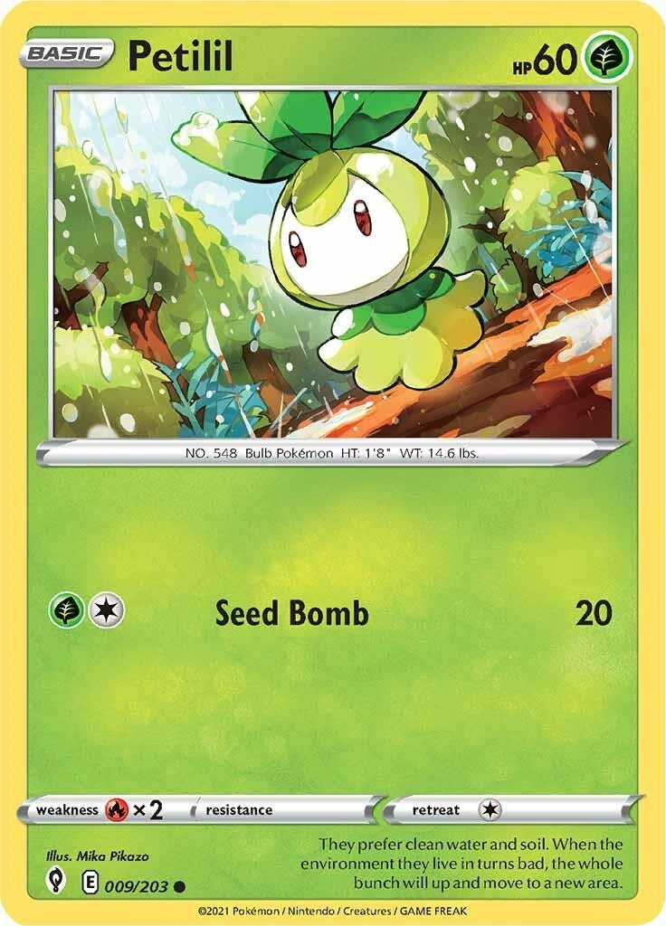 Image for Petilil (009/203) (SWSH07: Evolving Skies) (SWSH07) - Pokemon