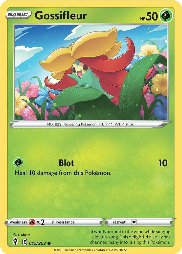 Image for Gossifleur (015/203) (SWSH07: Evolving Skies) (SWSH07) - Pokemon