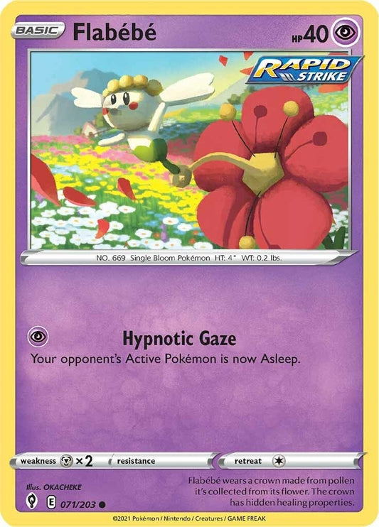 Image for Flabebe (071/203) (SWSH07: Evolving Skies) (SWSH07) - Pokemon