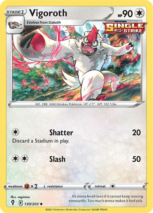 Image for Vigoroth (130/203) (SWSH07: Evolving Skies) (SWSH07) - Pokemon