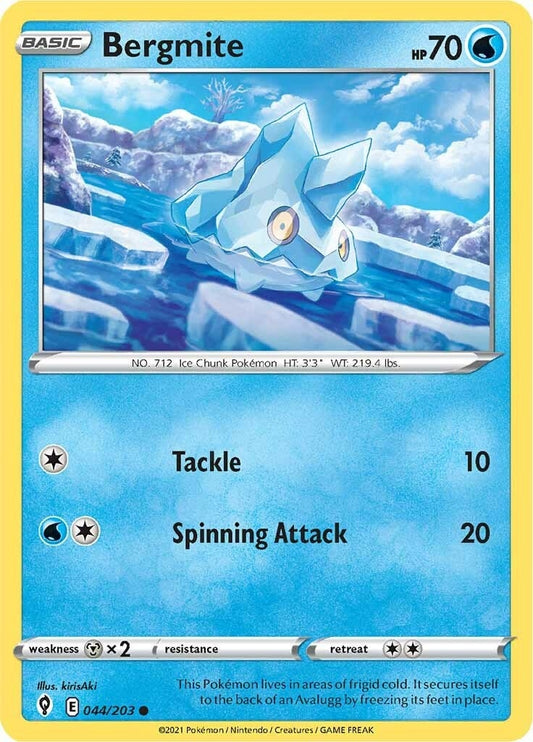 Image for Bergmite (044/203) (SWSH07: Evolving Skies) (SWSH07) - Pokemon