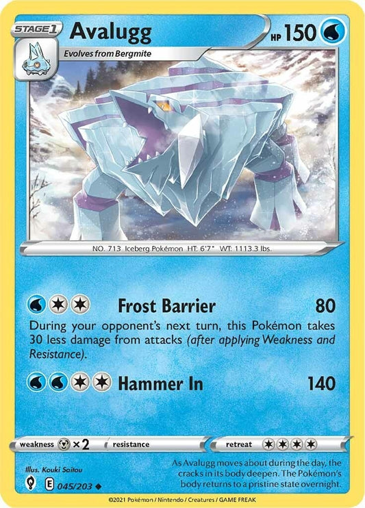 Image for Avalugg (045/203) (SWSH07: Evolving Skies) (SWSH07) - Pokemon