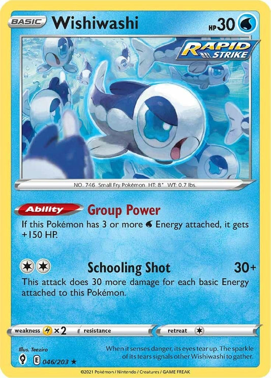 Image for Wishiwashi (046/203) (SWSH07: Evolving Skies) (SWSH07) - Pokemon