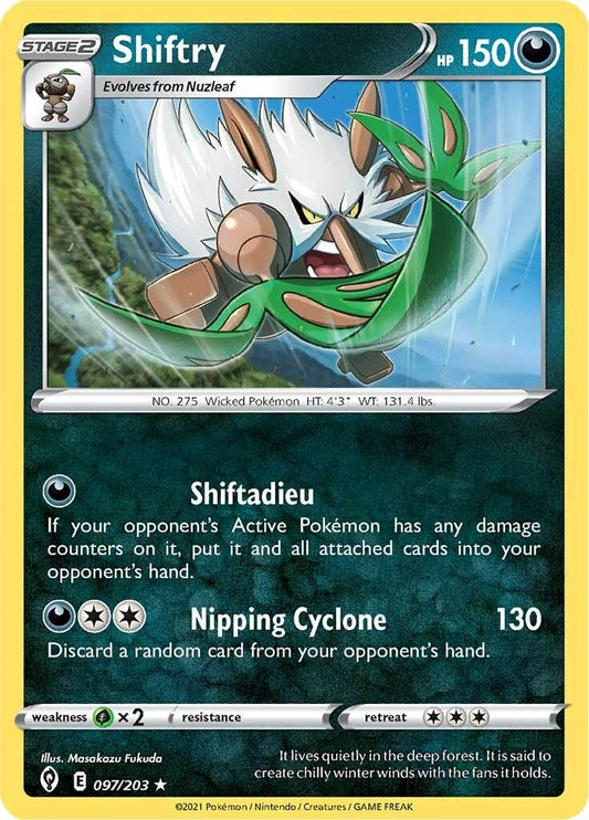 Image for Shiftry (097/203) (SWSH07: Evolving Skies) (SWSH07) - Pokemon