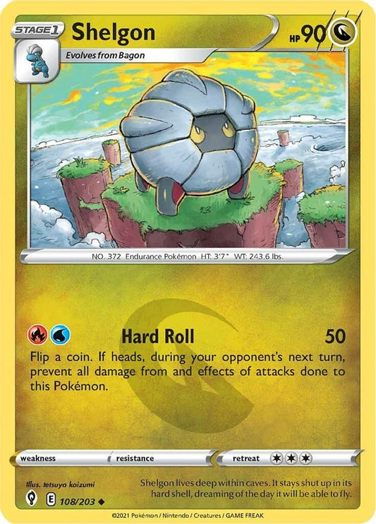 Image for Shelgon (108/203) (SWSH07: Evolving Skies) (SWSH07) - Pokemon