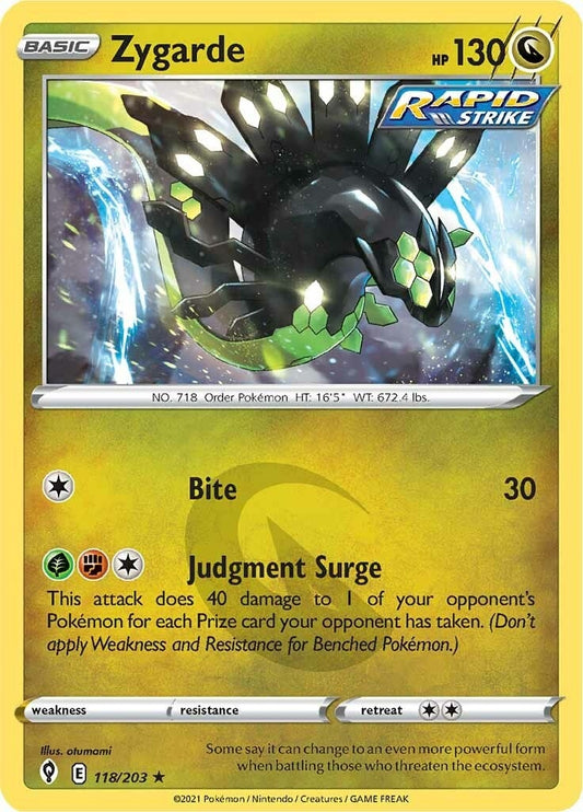 Image for Zygarde (118/203) (SWSH07: Evolving Skies) (SWSH07) - Pokemon