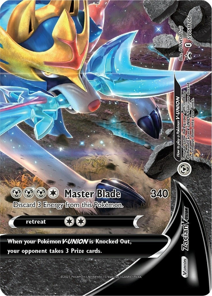 Image for Zacian V-UNION - SWSH166 (SWSH166) (SWSH: Sword & Shield Promo Cards) (SWSD) - Pokemon