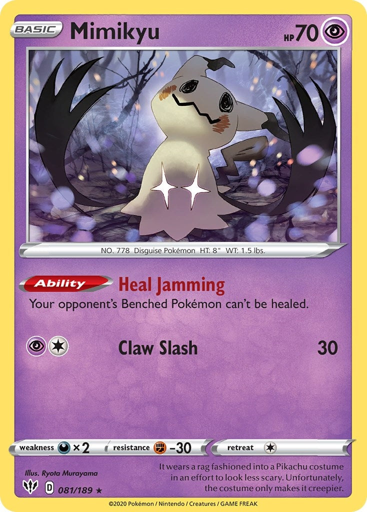 Mimikyu - 081/189 (Cosmos Holo) (081/189) (Miscellaneous Cards & Products)