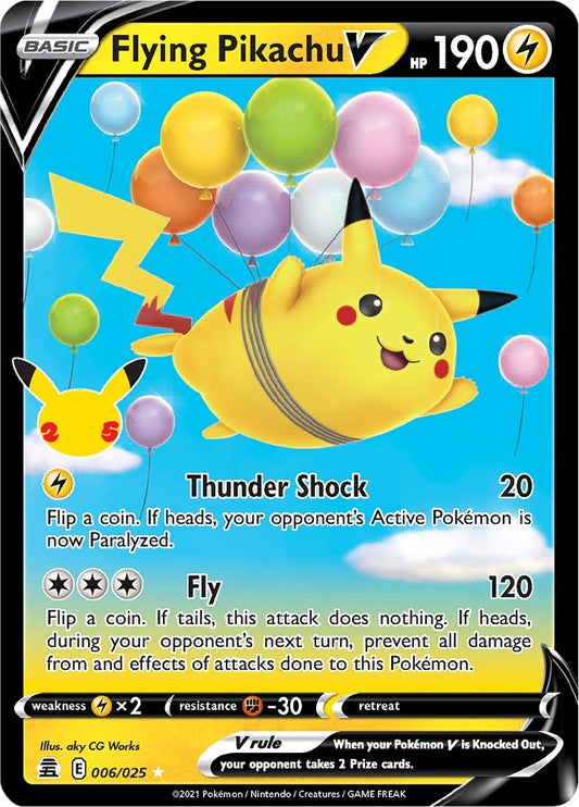 Flying Pikachu V (006/025) (Celebrations)