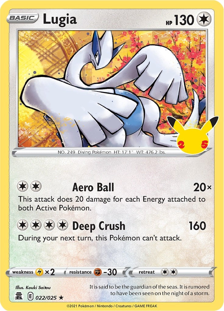 Image for Lugia (022/025) (Celebrations) (CLB) - Pokemon