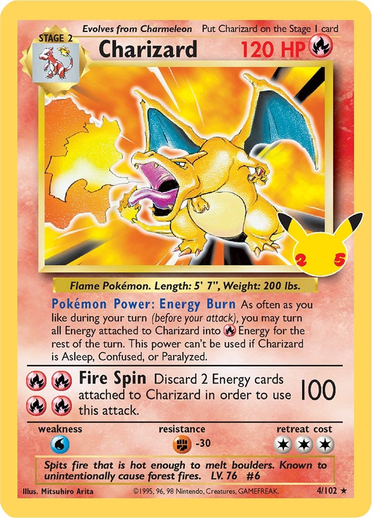 Image for Charizard (4/102) (Celebrations: Classic Collection) (CCC) - Pokemon