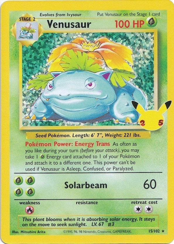 Image for Venusaur (15/102) (Celebrations: Classic Collection) (CCC) - Pokemon