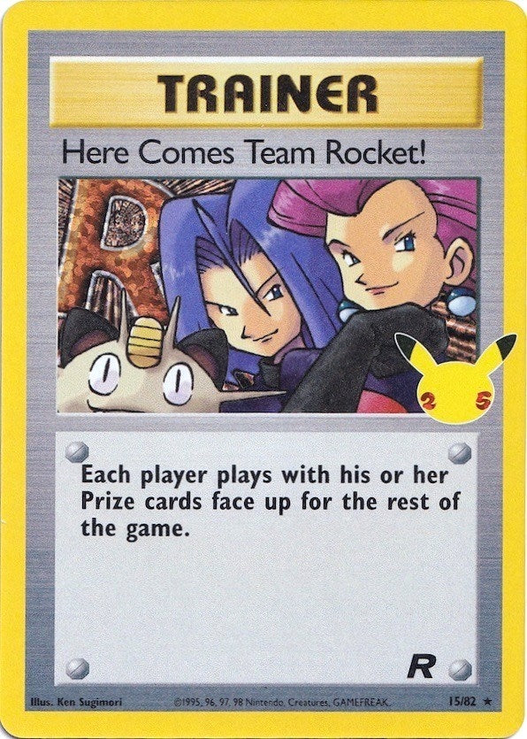 Image for Here Comes Team Rocket! (15/82) (Celebrations: Classic Collection) (CCC) - Pokemon