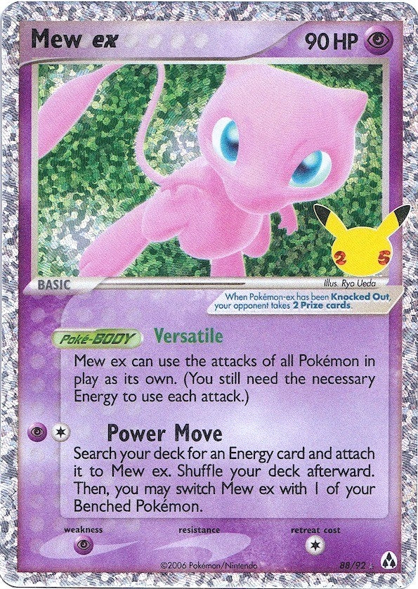 Image for Mew ex (88/92) (Celebrations: Classic Collection) (CCC) - Pokemon