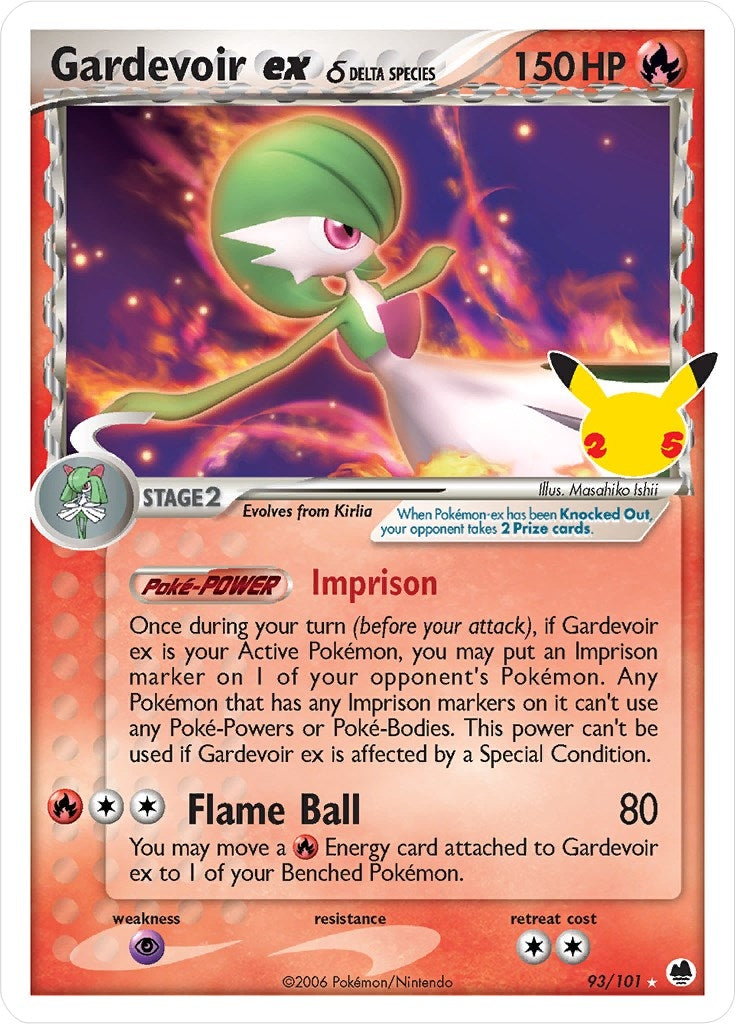 Image for Gardevoir ex (Delta Species) (93/101) (Celebrations: Classic Collection) (CCC) - Pokemon