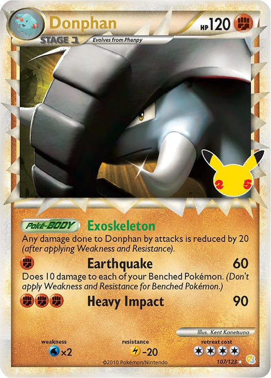 Donphan (Prime) (107/123) (Celebrations: Classic Collection)