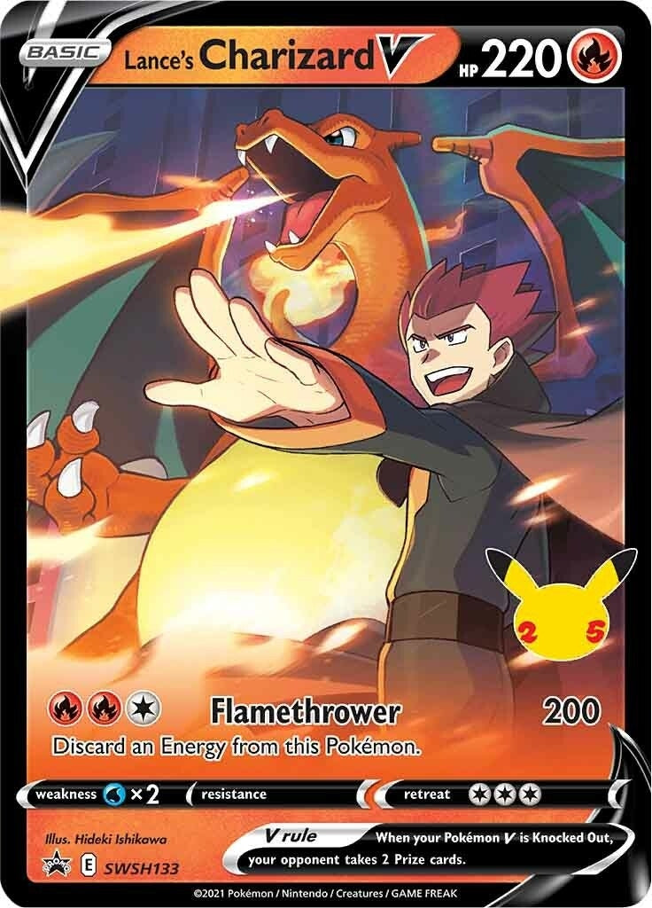 Image for Lance's Charizard V - SWSH133 (SWSH133) (SWSH: Sword & Shield Promo Cards) (SWSD) - Pokemon