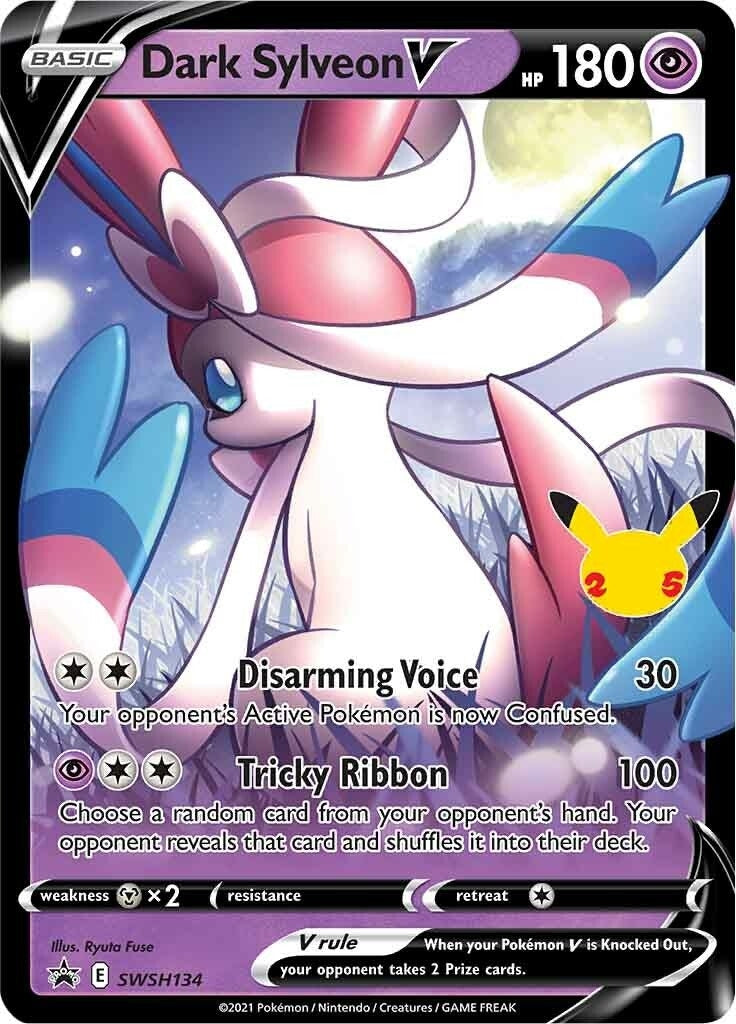 Image for Dark Sylveon V - SWSH134 (SWSH134) (SWSH: Sword & Shield Promo Cards) (SWSD) - Pokemon
