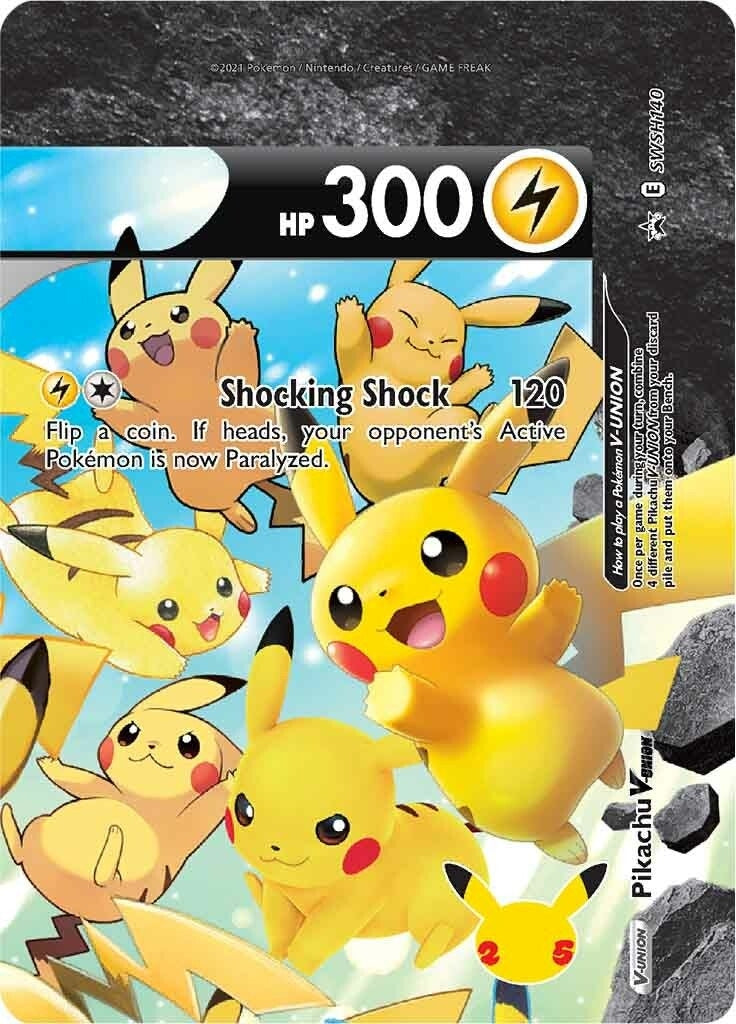 Image for Pikachu V-Union - SWSH140 (SWSH140) (SWSH: Sword & Shield Promo Cards) (SWSD) - Pokemon