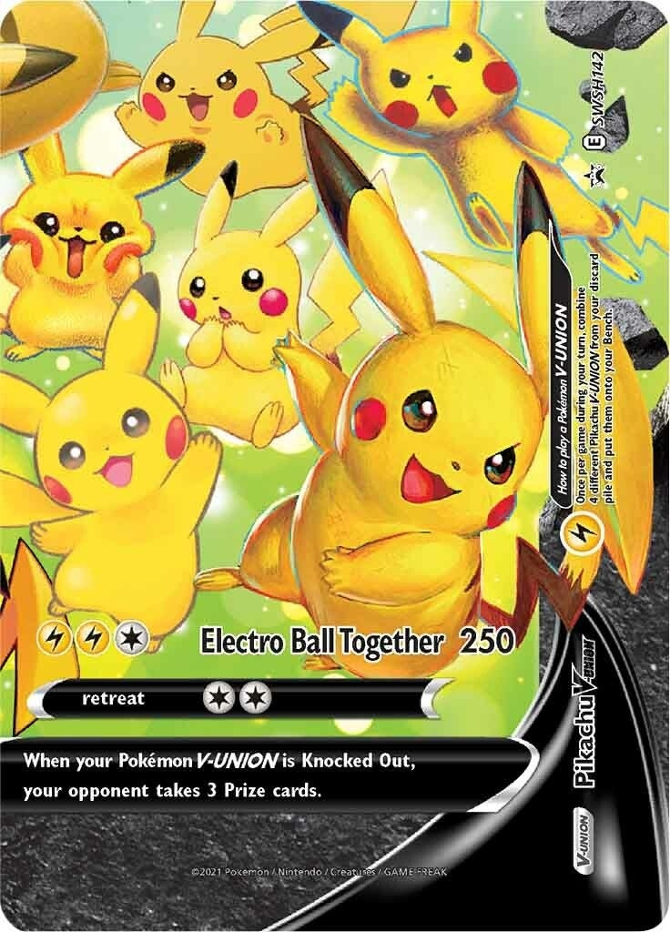 Image for Pikachu V-Union - SWSH142 (SWSH142) (SWSH: Sword & Shield Promo Cards) (SWSD) - Pokemon