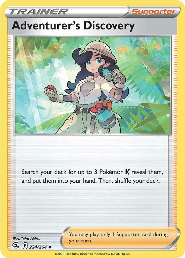 Image for Adventurer's Discovery (224/264) (SWSH08: Fusion Strike) (SWSH08) - Pokemon