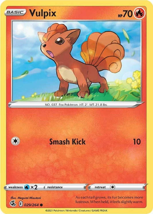 Image for Vulpix (29) (029/264) (SWSH08: Fusion Strike) (SWSH08) - Pokemon